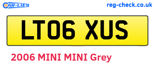 LT06XUS are the vehicle registration plates.