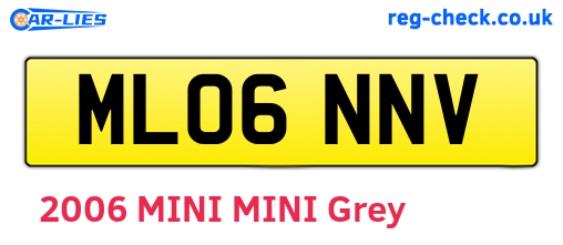 ML06NNV are the vehicle registration plates.