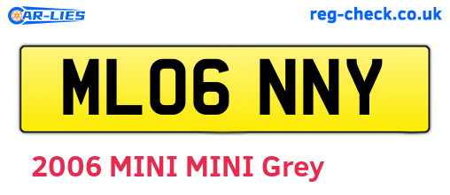 ML06NNY are the vehicle registration plates.