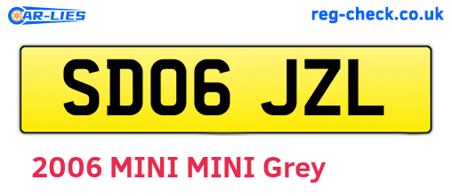 SD06JZL are the vehicle registration plates.