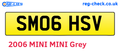 SM06HSV are the vehicle registration plates.