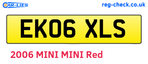 EK06XLS are the vehicle registration plates.