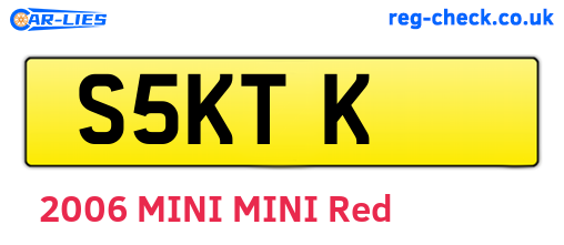 S5KTK are the vehicle registration plates.