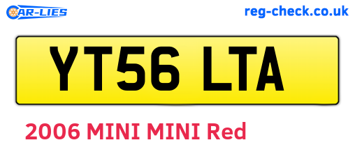 YT56LTA are the vehicle registration plates.