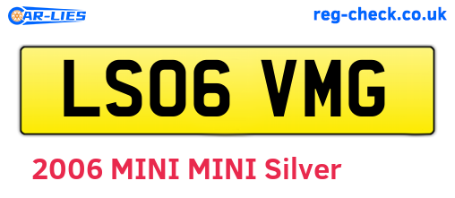LS06VMG are the vehicle registration plates.
