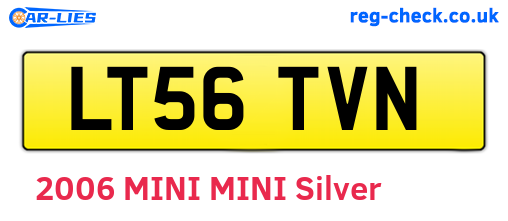 LT56TVN are the vehicle registration plates.