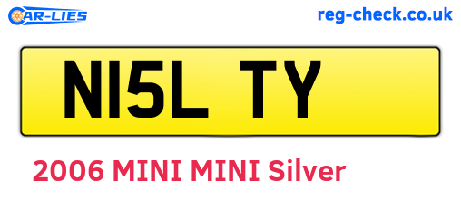 N15LTY are the vehicle registration plates.