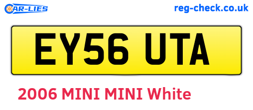 EY56UTA are the vehicle registration plates.
