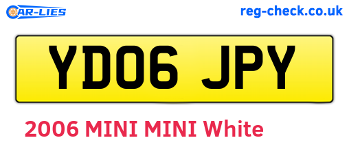 YD06JPY are the vehicle registration plates.