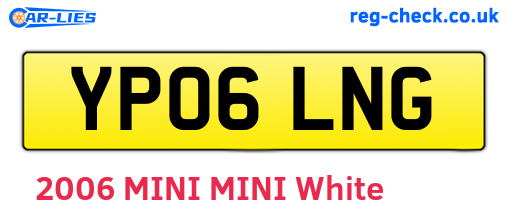 YP06LNG are the vehicle registration plates.