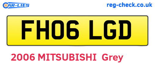 FH06LGD are the vehicle registration plates.