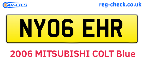 NY06EHR are the vehicle registration plates.