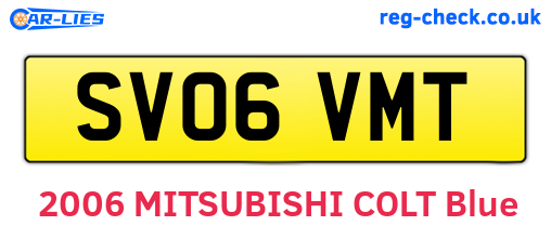 SV06VMT are the vehicle registration plates.