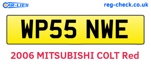 WP55NWE are the vehicle registration plates.