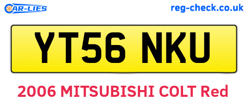 YT56NKU are the vehicle registration plates.