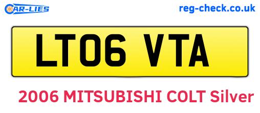 LT06VTA are the vehicle registration plates.
