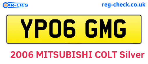 YP06GMG are the vehicle registration plates.