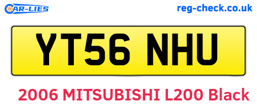 YT56NHU are the vehicle registration plates.