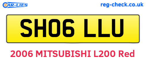 SH06LLU are the vehicle registration plates.