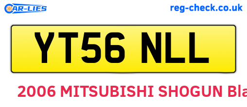 YT56NLL are the vehicle registration plates.