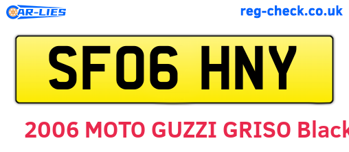 SF06HNY are the vehicle registration plates.
