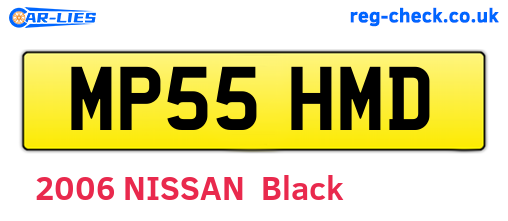 MP55HMD are the vehicle registration plates.