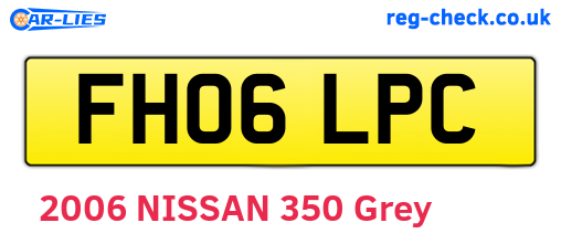 FH06LPC are the vehicle registration plates.