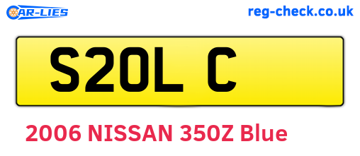 S2OLC are the vehicle registration plates.