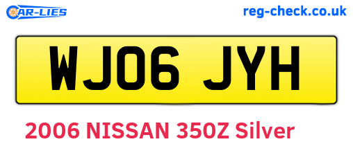 WJ06JYH are the vehicle registration plates.
