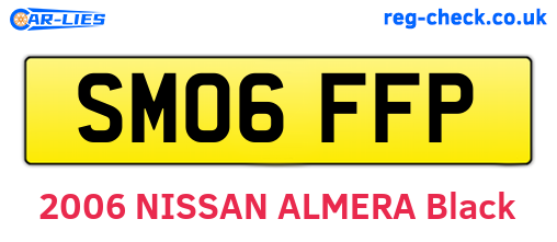 SM06FFP are the vehicle registration plates.