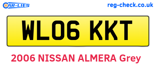 WL06KKT are the vehicle registration plates.