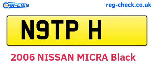 N9TPH are the vehicle registration plates.