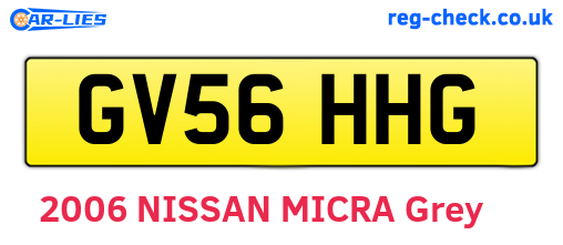 GV56HHG are the vehicle registration plates.