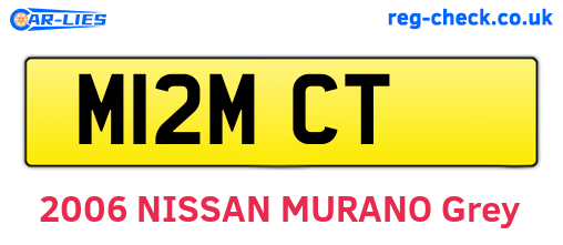 M12MCT are the vehicle registration plates.
