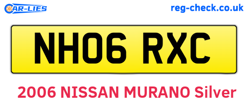 NH06RXC are the vehicle registration plates.