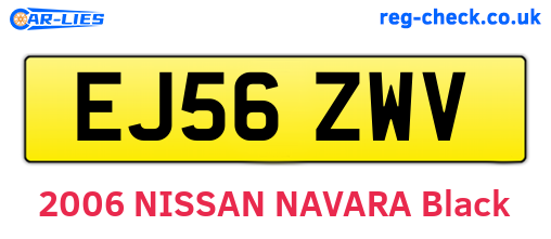 EJ56ZWV are the vehicle registration plates.