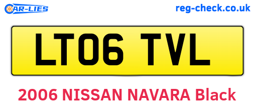 LT06TVL are the vehicle registration plates.