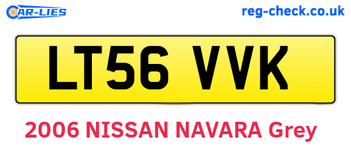 LT56VVK are the vehicle registration plates.