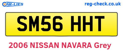 SM56HHT are the vehicle registration plates.