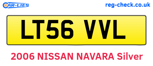 LT56VVL are the vehicle registration plates.