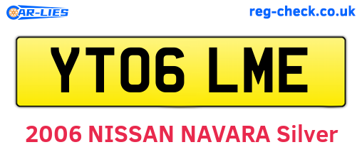 YT06LME are the vehicle registration plates.