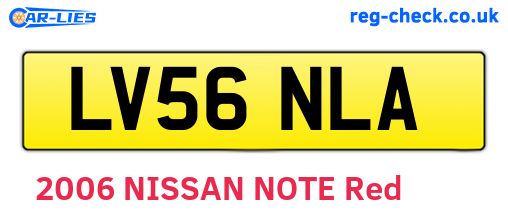 LV56NLA are the vehicle registration plates.