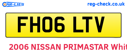 FH06LTV are the vehicle registration plates.