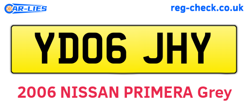 YD06JHY are the vehicle registration plates.