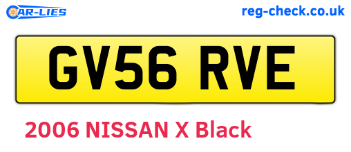 GV56RVE are the vehicle registration plates.