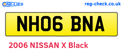 NH06BNA are the vehicle registration plates.