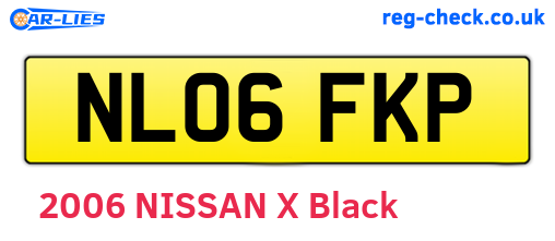 NL06FKP are the vehicle registration plates.
