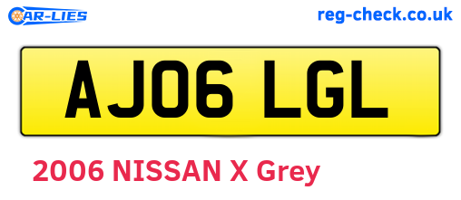 AJ06LGL are the vehicle registration plates.