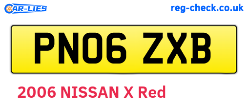 PN06ZXB are the vehicle registration plates.