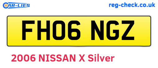 FH06NGZ are the vehicle registration plates.